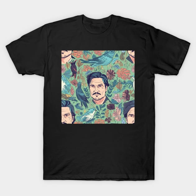 Pedro Pascal Pattern birdy boy T-Shirt by DrSoed